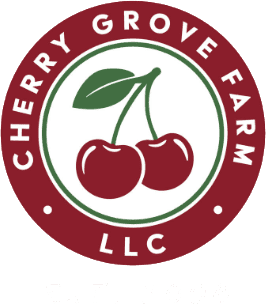 Cherry Grove Farm LLC logo with cherries
